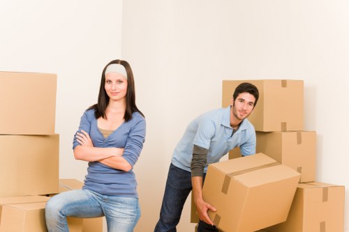 Satisfied customers with their new home
